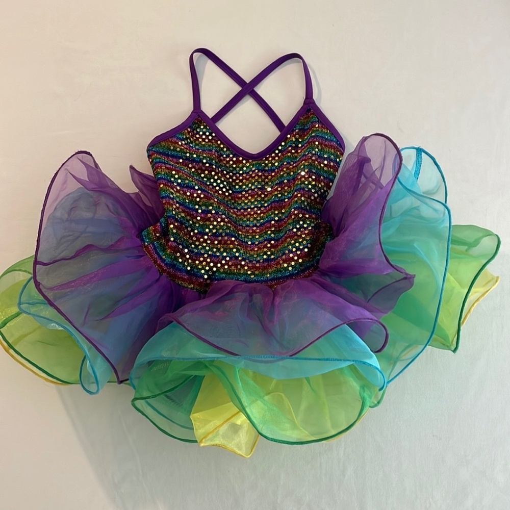 Artstone/the Competitor Small Child Sparkly Dance Recital Costume